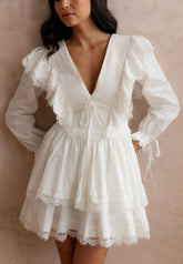 WHITE BLOSSOM DRESS