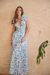 CASSINI MAXI DRESS MYKONOS