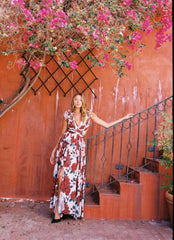MONACO ROSE CASSINI DRESS