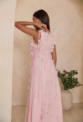 THE RIVIERIA MAXI DRESS PINK