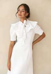 KENSINGTON DRESS WHITE