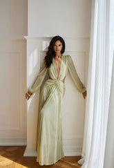 GODDESS DRESS GREEN