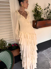 ALB RUFFLE DRESS