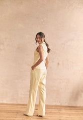 PORTER TROUSERS BUTTERCREAM