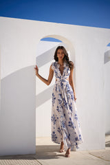 CASSINI CALLA DRESS FLORAL