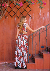 MONACO ROSE CASSINI DRESS