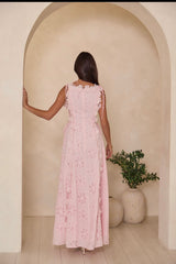 THE RIVIERIA MAXI DRESS PINK