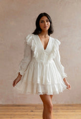 WHITE BLOSSOM DRESS