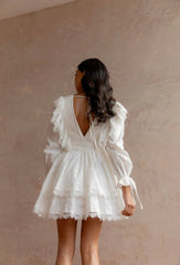 WHITE BLOSSOM DRESS