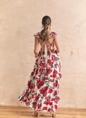 MONACO ROSE MAXI DRESS