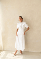 KENSINGTON DRESS WHITE
