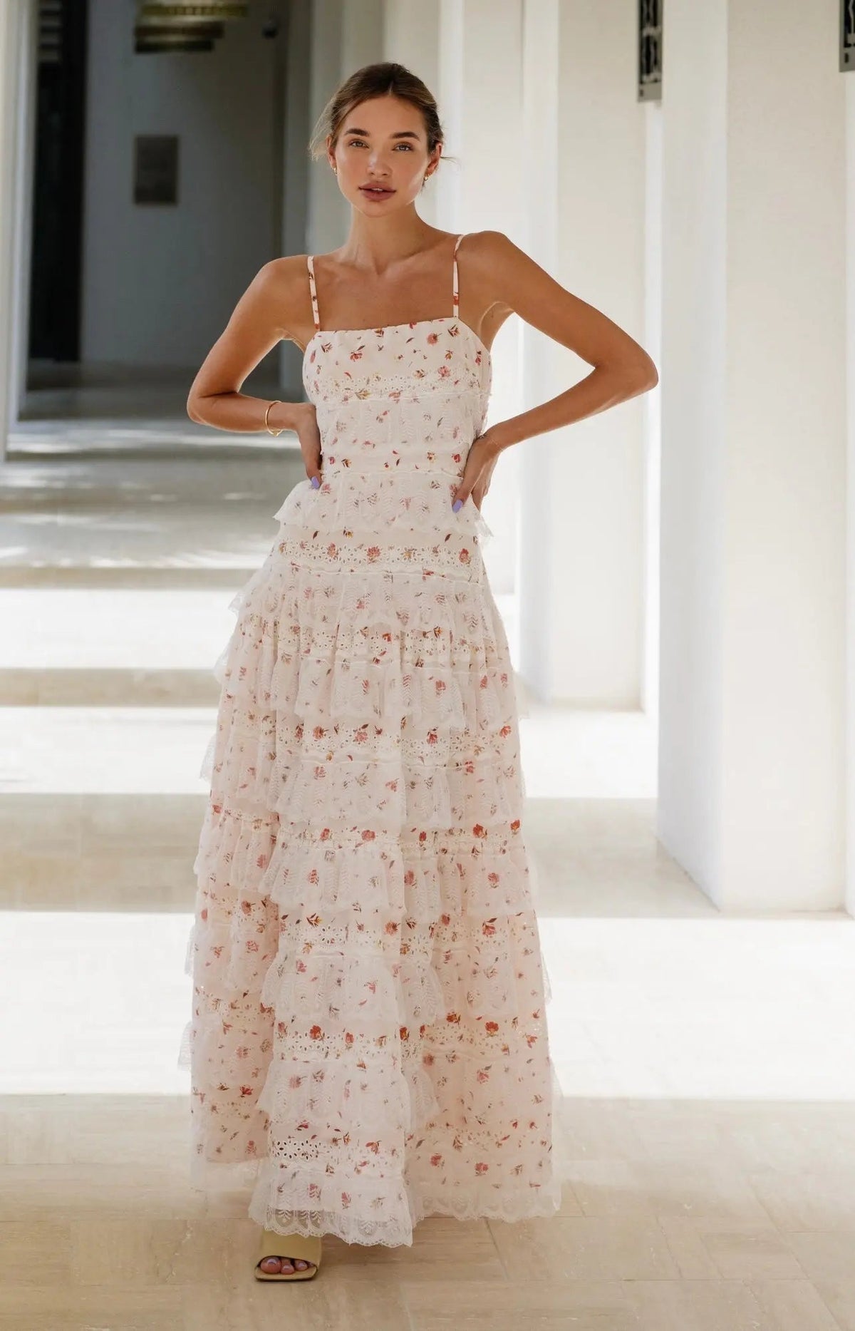 LOVETTE MAXI LACE DRESS